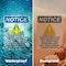Signmission Food Allergy Notice, 18 in W x Rectangle, Plastic OS-2PACK-NS-P-1824-V-12813 - alternate 5
